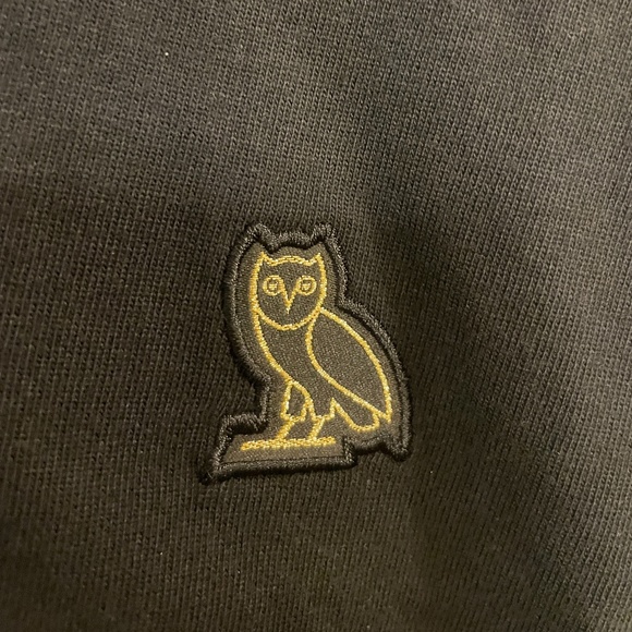 OVO - October’s Very Own Black Shortsleeved Shirt Gold Owl SIZE Extra Large - Picture 3 of 6
